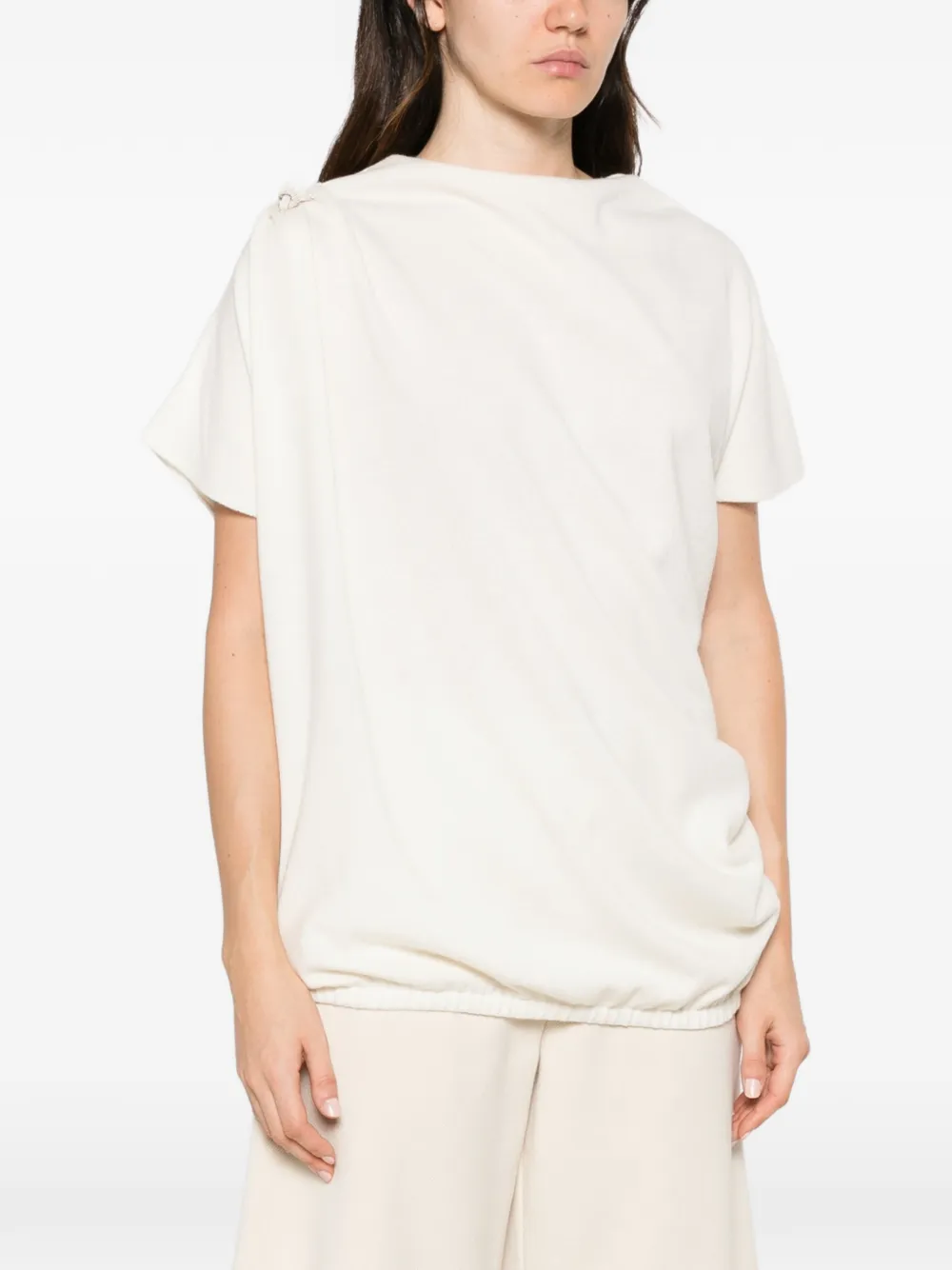 Fabiana Filippi embellished sweater Beige