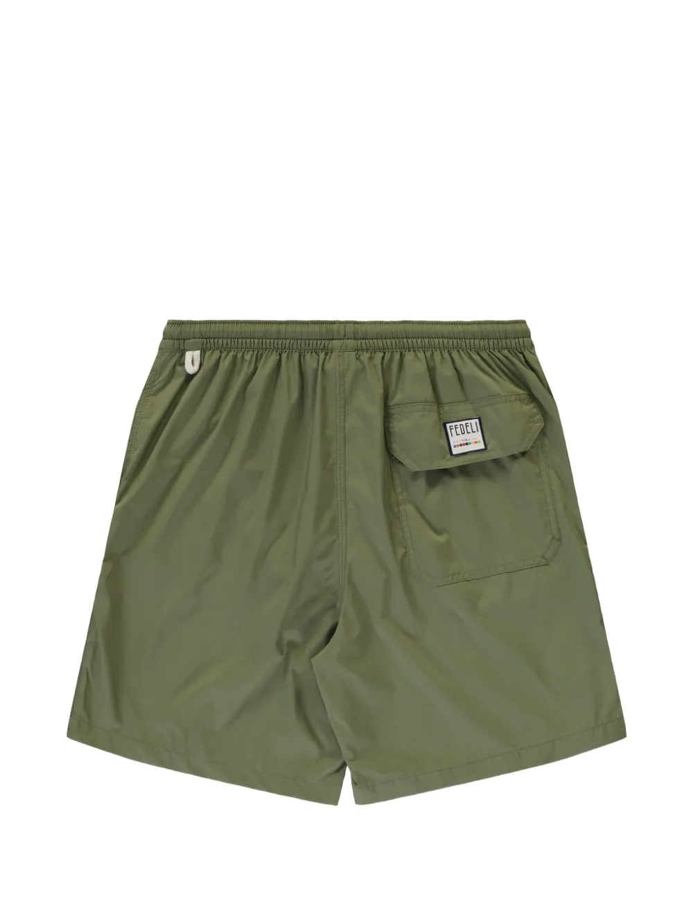 FEDELI Kids drawstring shorts Groen