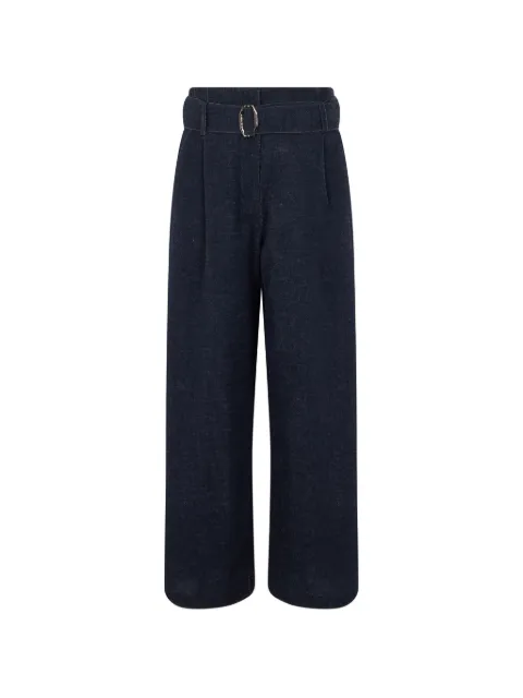 Moorer belted palazzo pants