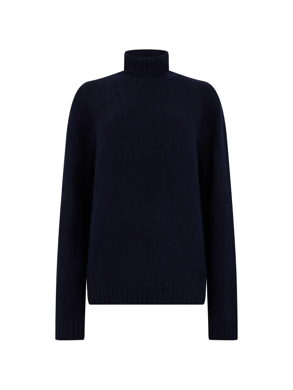 Moorer high-neck knitted sweater Blauw