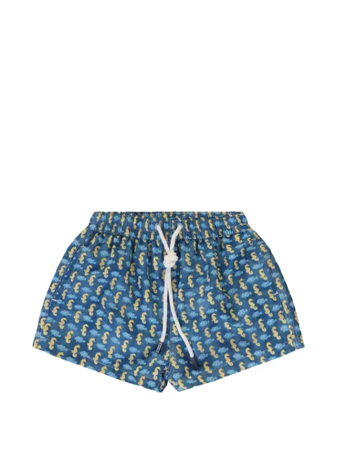 Fedeli graphic-print swim shorts