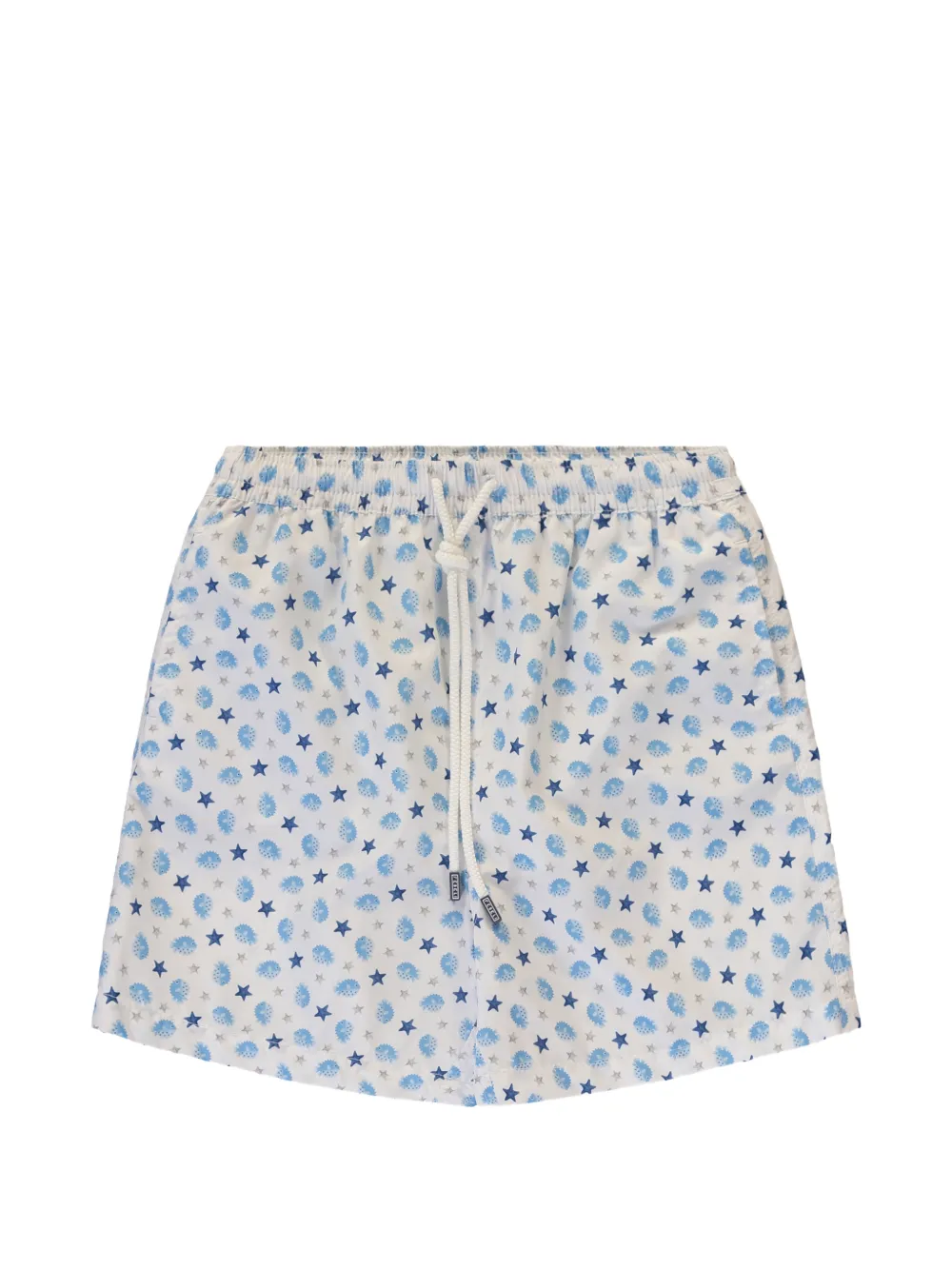 FEDELI Kids star-print swim shorts - Weiß