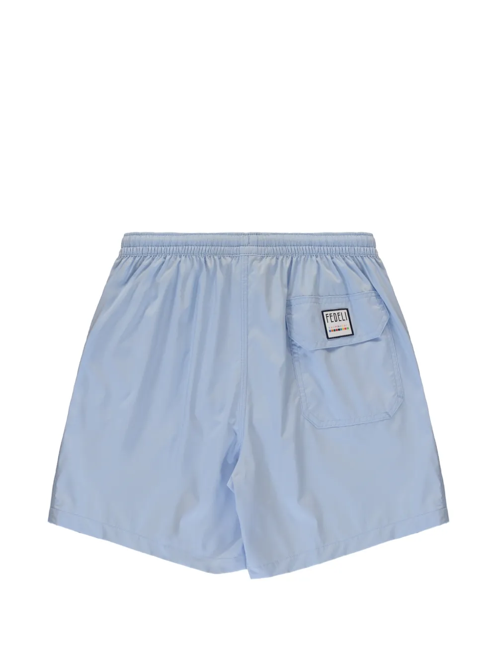 FEDELI Kids drawstring swim shorts Blauw