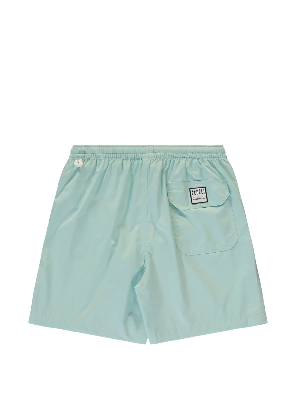 FEDELI Kids drawstring-waist swim shorts Groen