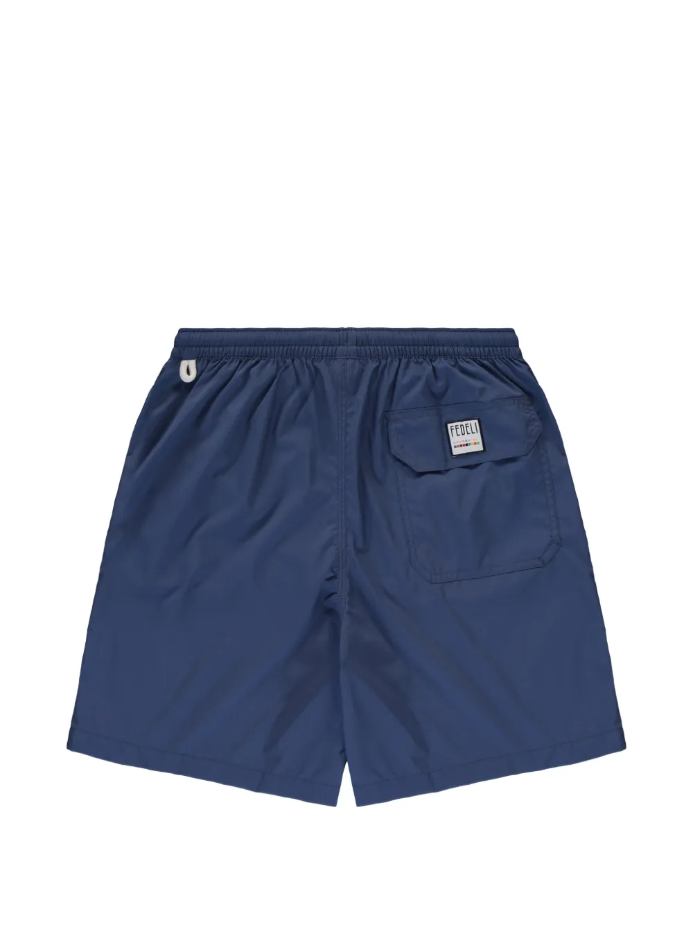 FEDELI Kids drawstring swimming trunks Blauw