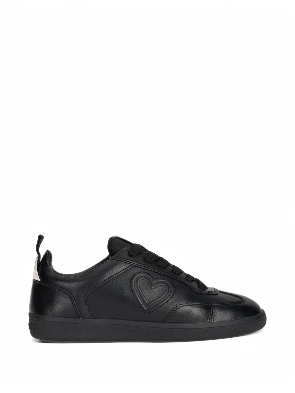 Love Moschino heart-embellishment sneakers - Schwarz