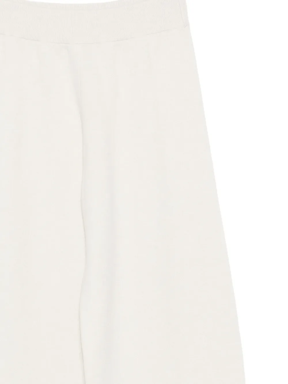 Lorena Antoniazzi fine-knit wide-leg trousers Beige