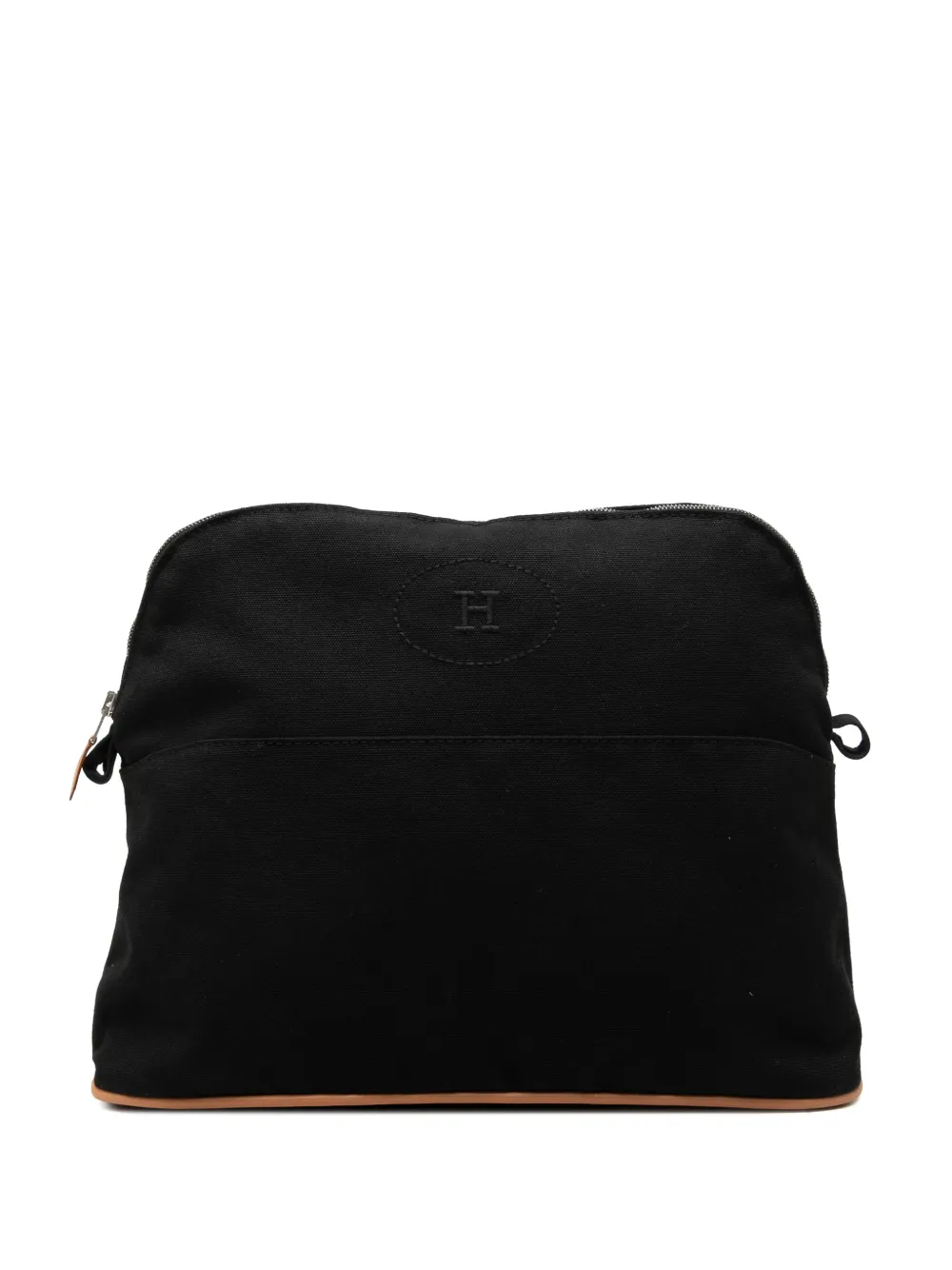 Hermès Pre-Owned 1990-2020 Toile Bolide Trousse De Voyage MM pouch - Schwarz