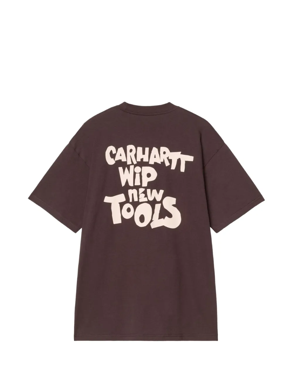 Carhartt WIP S S T-shirt met uitgesneden details Bruin