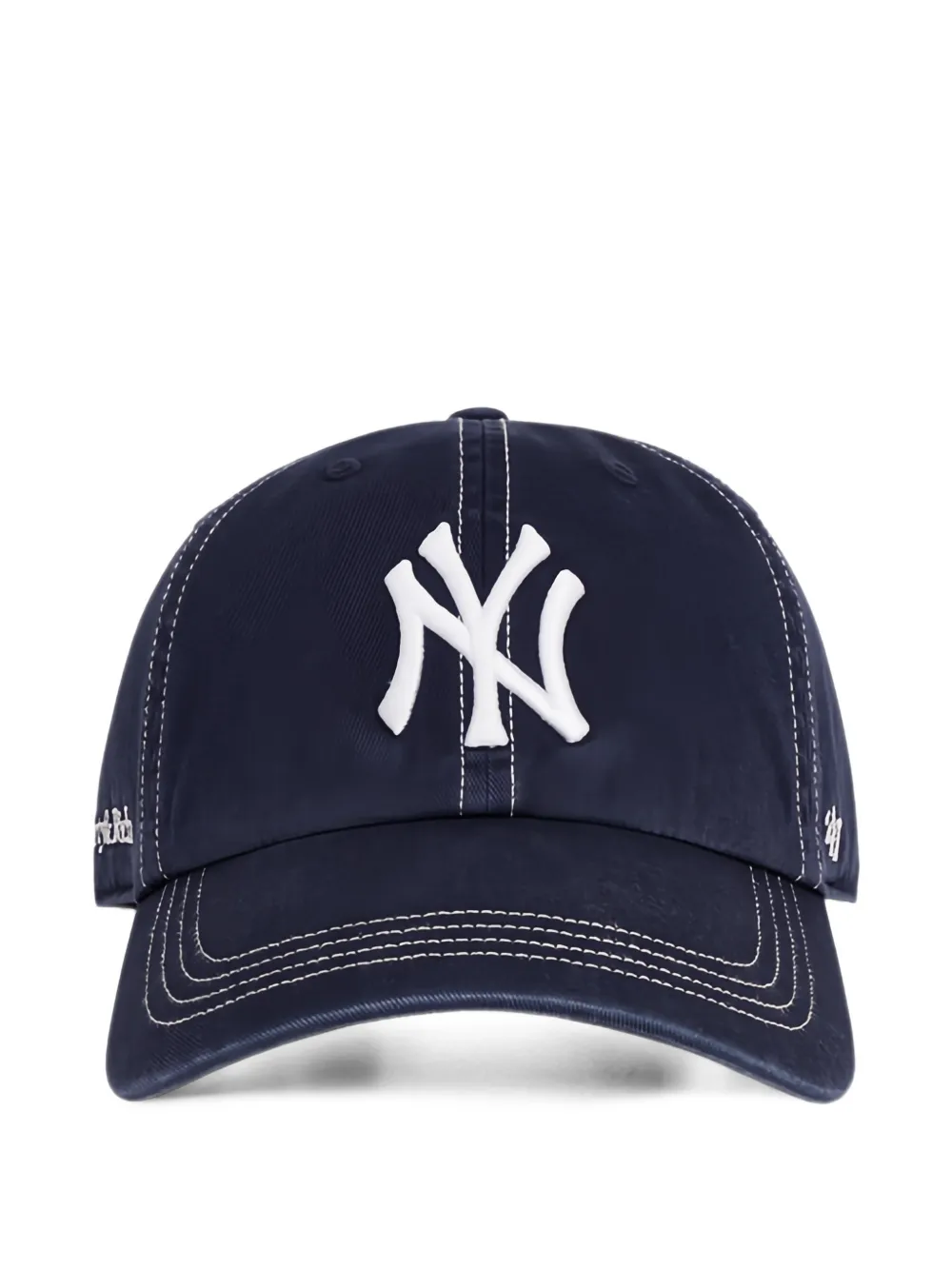 Sporty & Rich Yankees contrast-stitch baseball cap - Blu