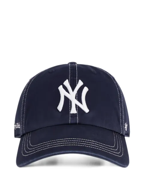 Sporty & Rich Yankees contrast-stitch baseball cap