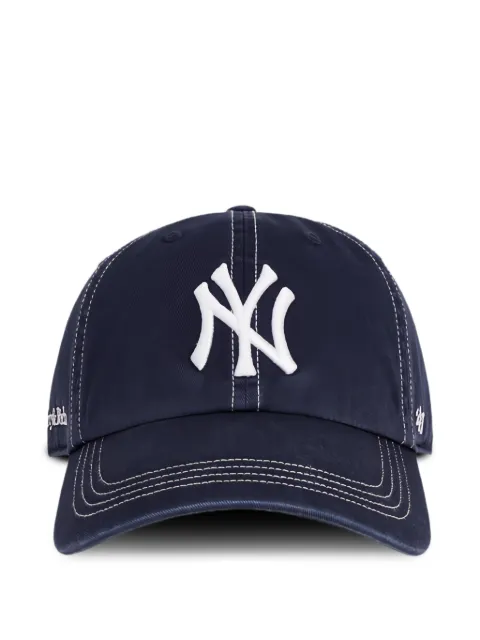 Sporty & Rich Yankees contrast-stitch baseball cap