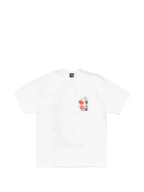 Stüssy dice-print T-shirt