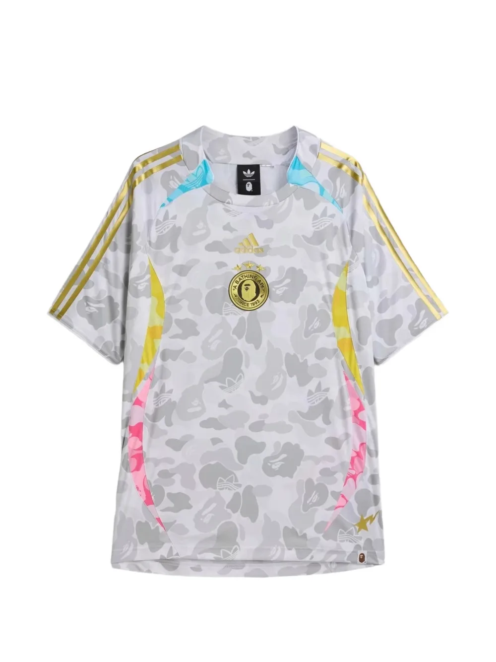 adidas x A Bathing Ape Teamgeist T-Shirt - Grau