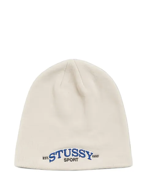 Stüssy logo-embroidered beanie hat