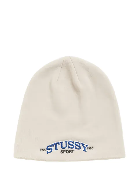 Stüssy logo-embroidered beanie hat