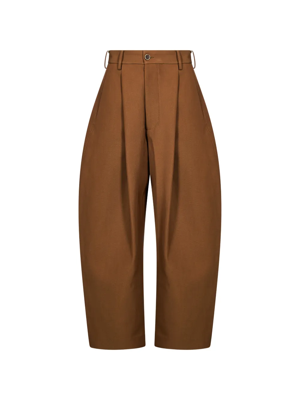 Uma Wang pleated tapered trousers Bruin