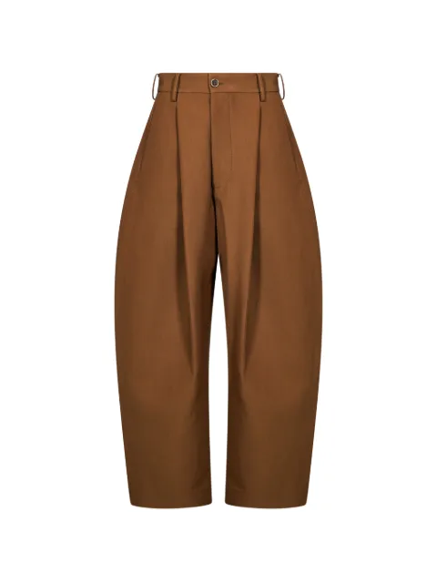 Uma Wang pleated tapered trousers