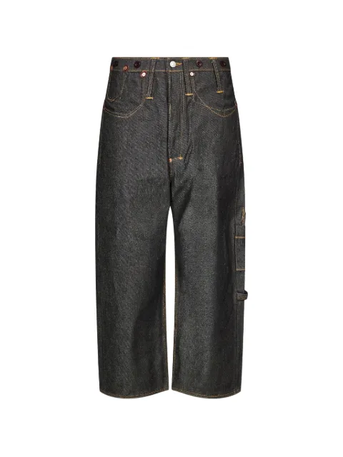 Junya Watanabe MAN contrast-stitch straight-leg jeans