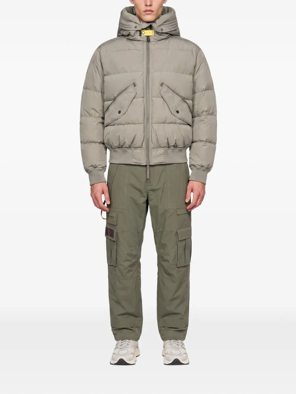 Parajumpers Wilmont quilted hooded jacket Grijs