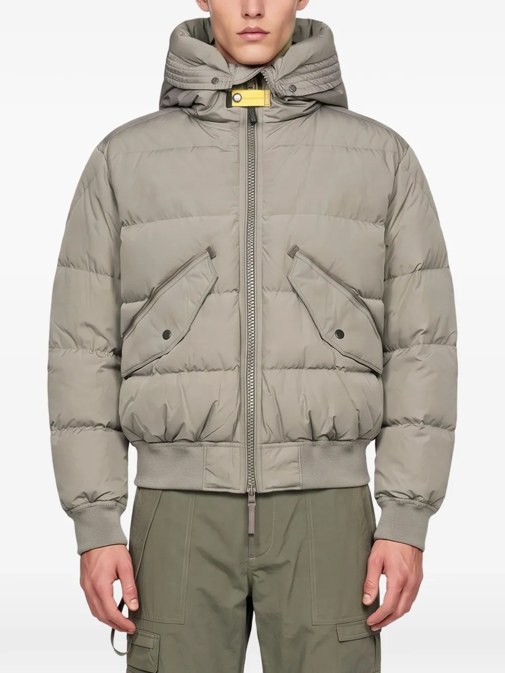 Parajumpers Wilmont quilted hooded jacket Grijs