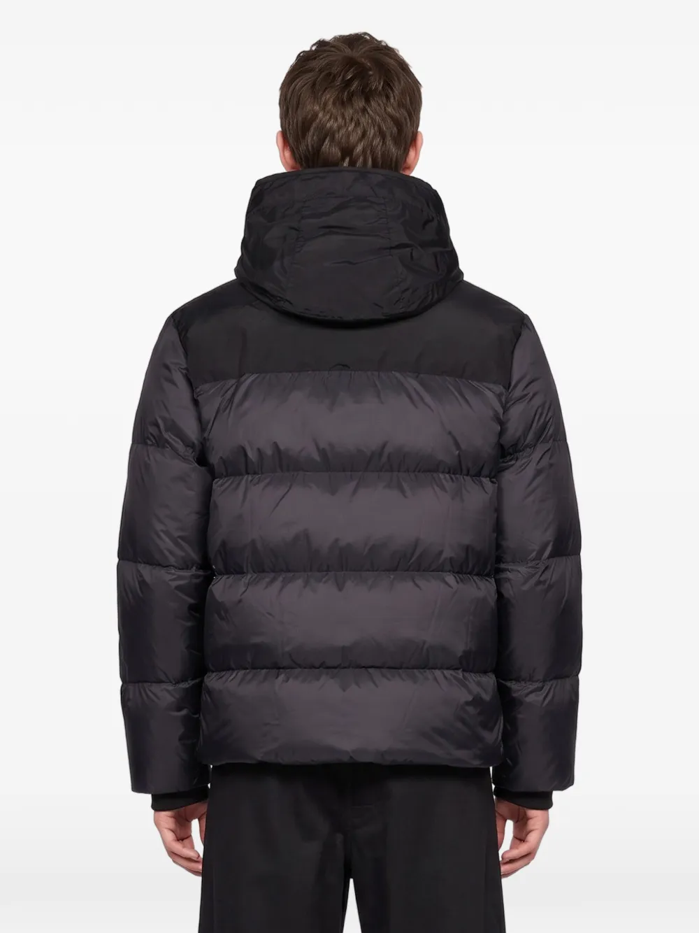 Parajumpers quilted hooded jacket Zwart
