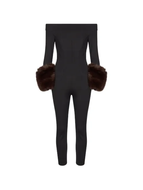 THE ANDAMANE Amelia off-the-shoulder jumpsuit