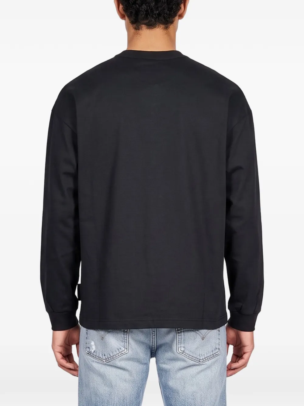 Comme des Garçons Homme chest-pocket long-sleeve T-shirt Zwart