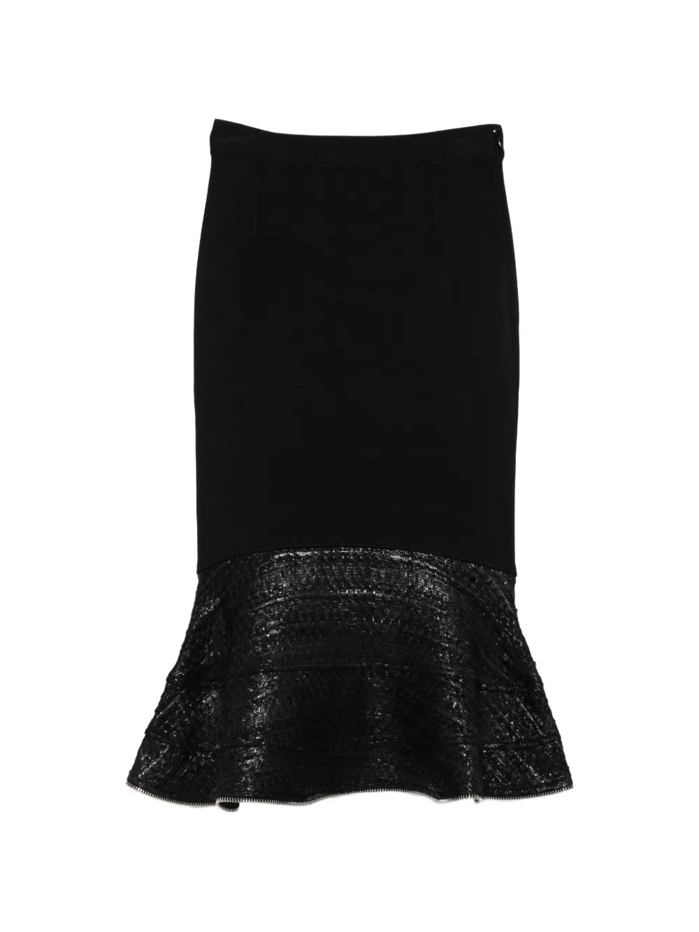 Givenchy Pre-Owned 2010s Rock mit geriffeltem Saum - Schwarz