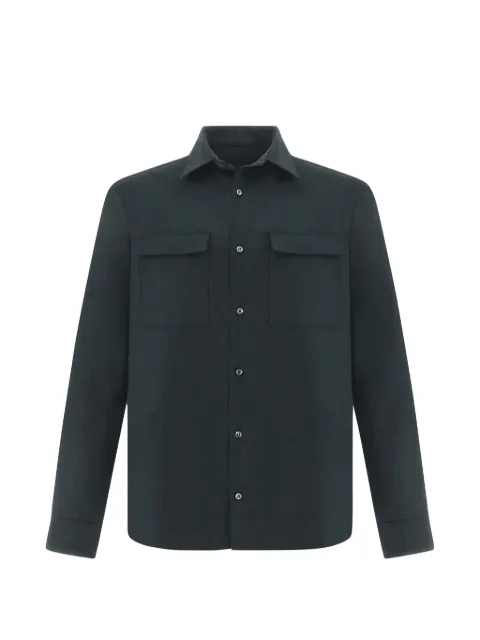 Paul & Shark flap-pocket wool overshirt
