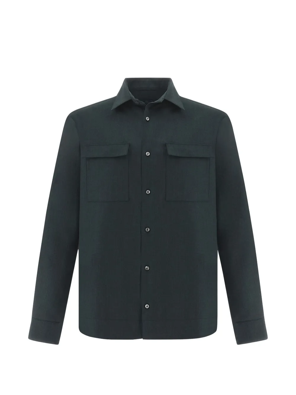 Paul & Shark Shirtjack met klepzak Groen