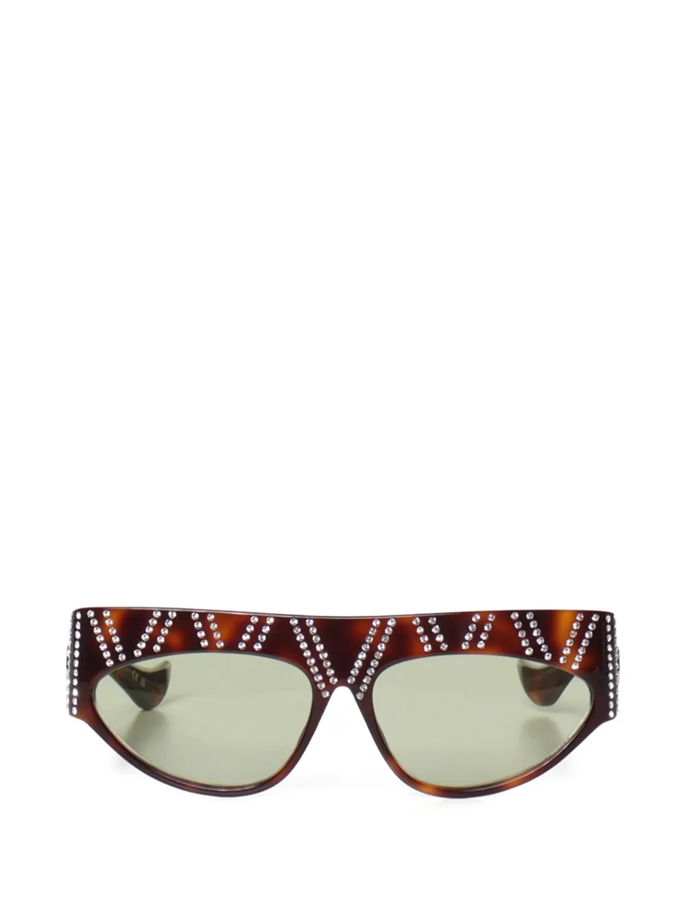 VALENTINO GARAVANI EYEWEAR geometric acetate eyewear sunglasses Bruin