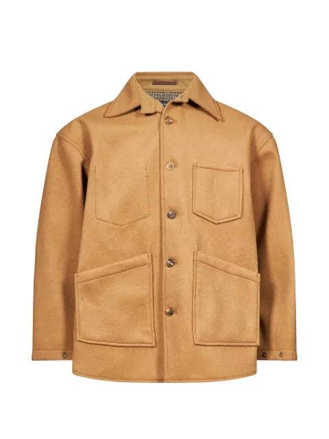 Comme des Garçons Homme patch-pocket button-up jacket