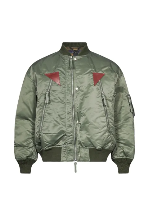 Comme des Garçons Homme leather-patch bomber jacket