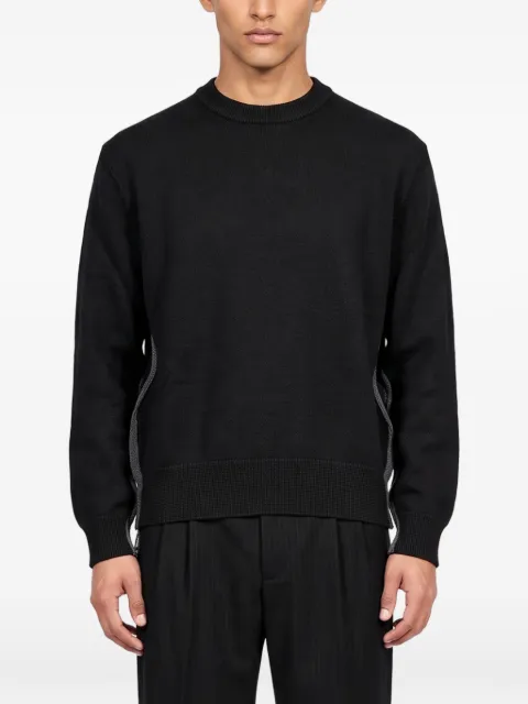 Comme des Garçons Homme contrast-trim panelled sweater