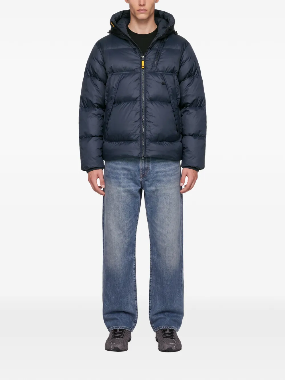 Parajumpers hooded quilted jacket Blauw