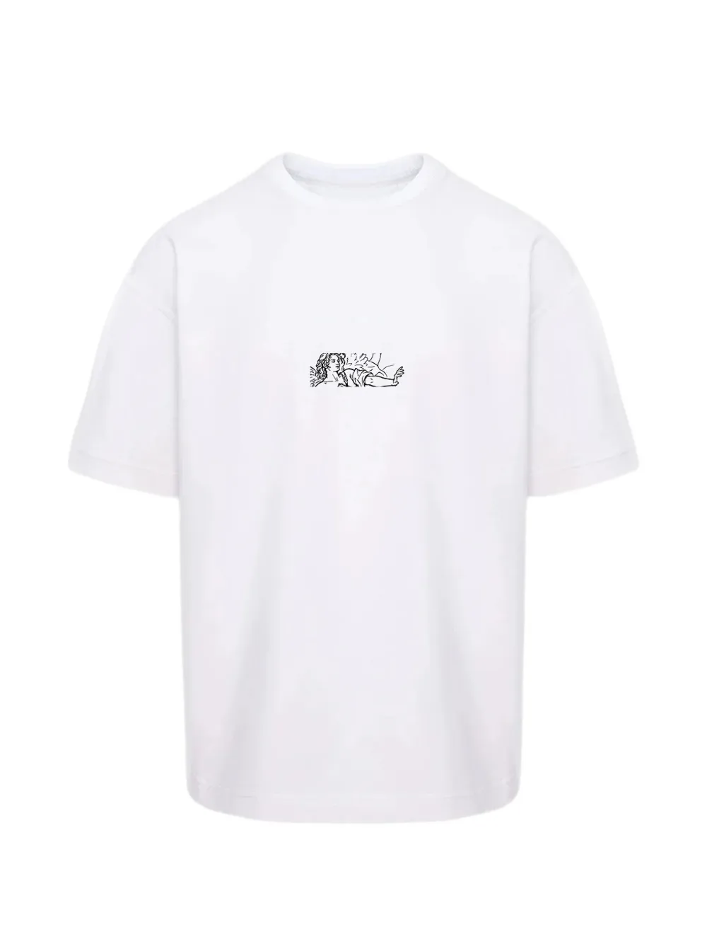 HAMZA line-art T-shirt