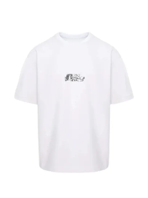 HAMZA line-art T-shirt