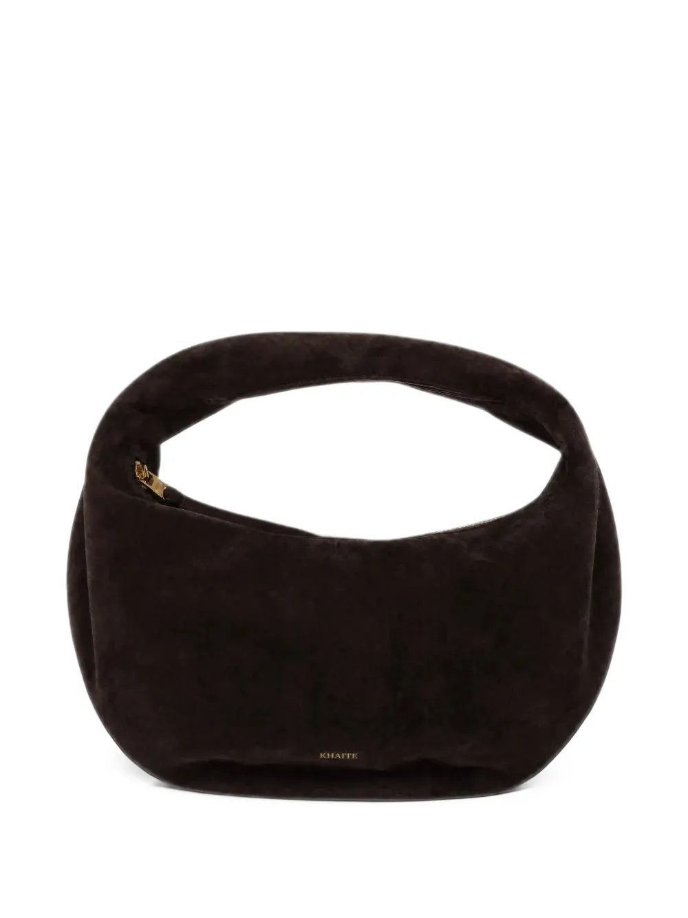 Khaite Mini Olivia Hobo Bag In Brown