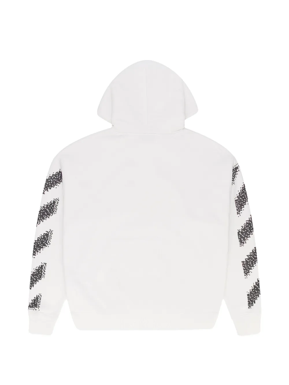 Off-White Pixel Diagonal hoodie Wit