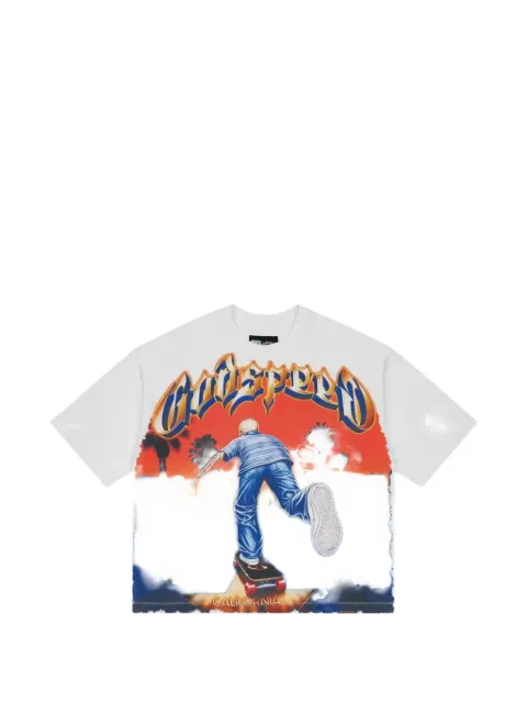 GODSPEED NY Kick Push graphic-print T-shirt