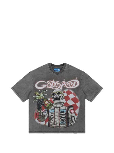 GODSPEED Winners graphic-print washed T-shirt