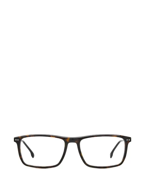 Carrera lentes con armazón rectangular estilo carey