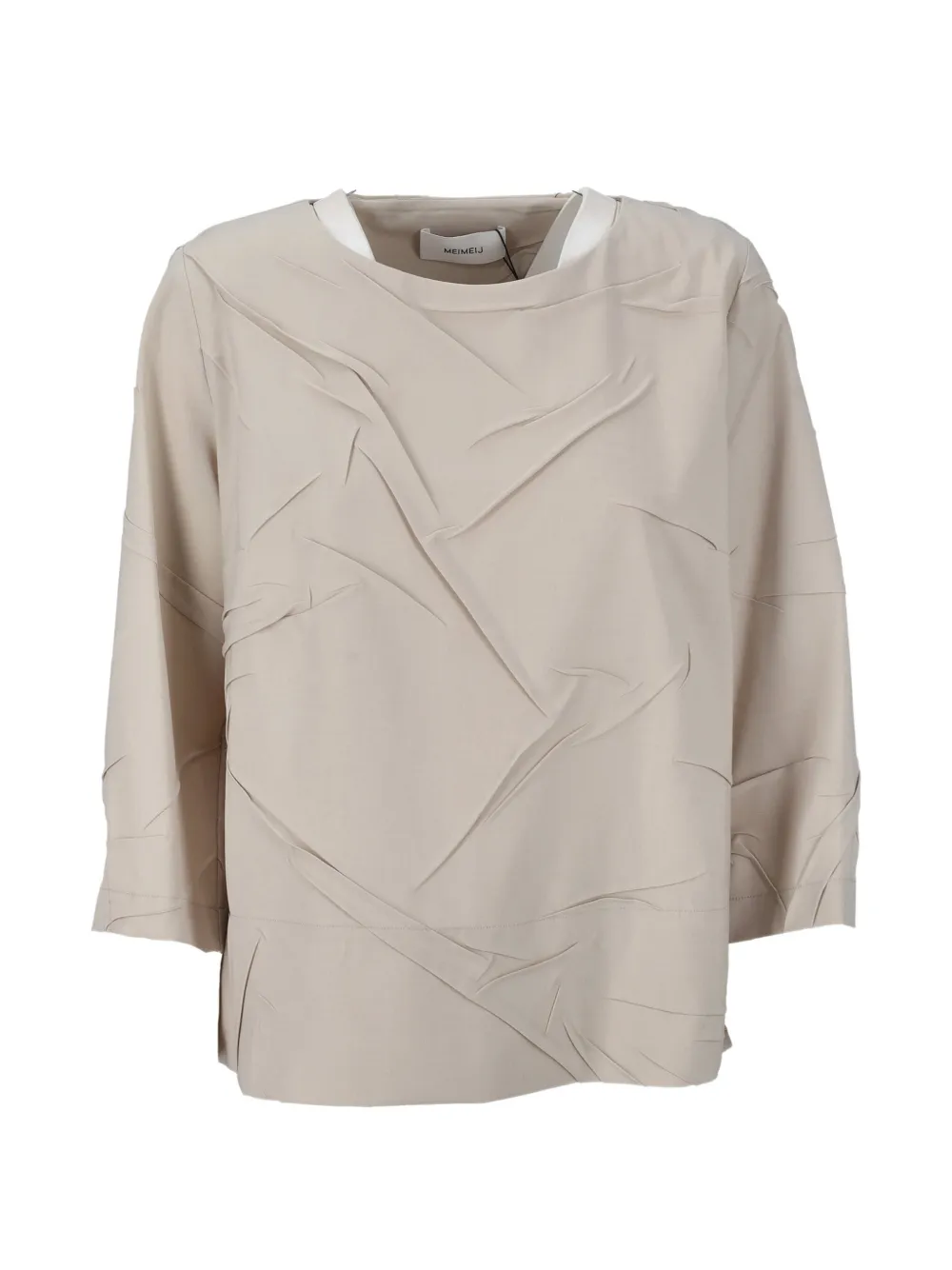 MeimeiJ crinkled-effect top