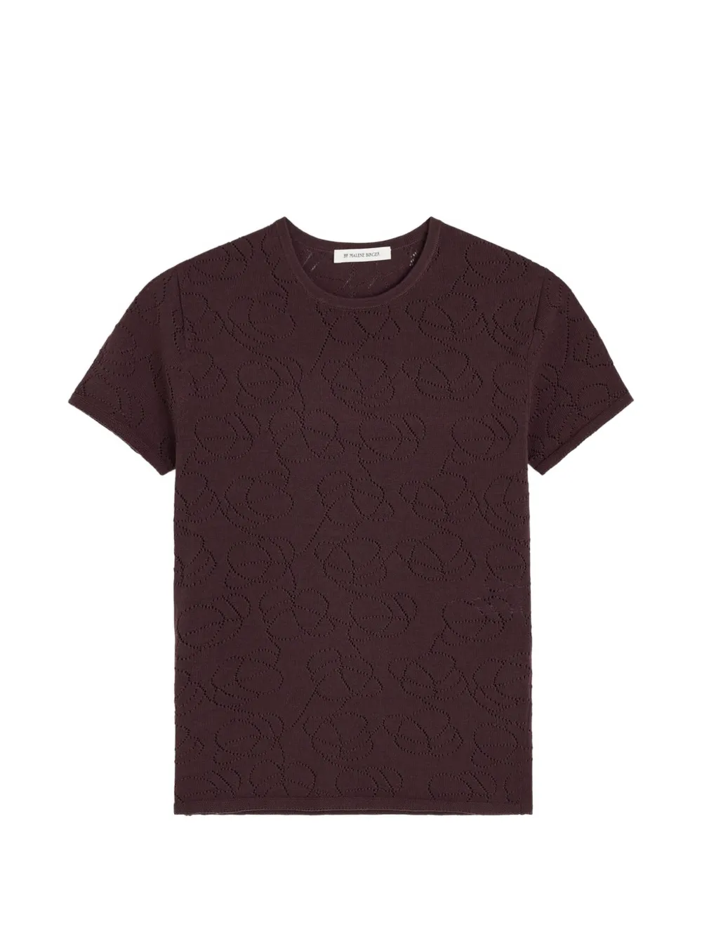 By Malene Birger pointelle-knit T-shirt - Viola