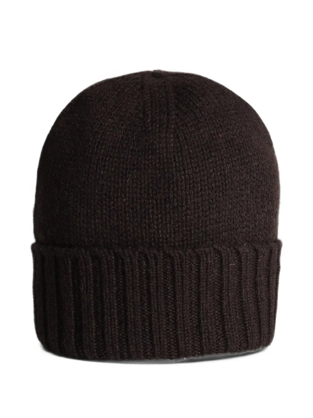SCAGLIONE ribbed-knit cashmere beanie hat