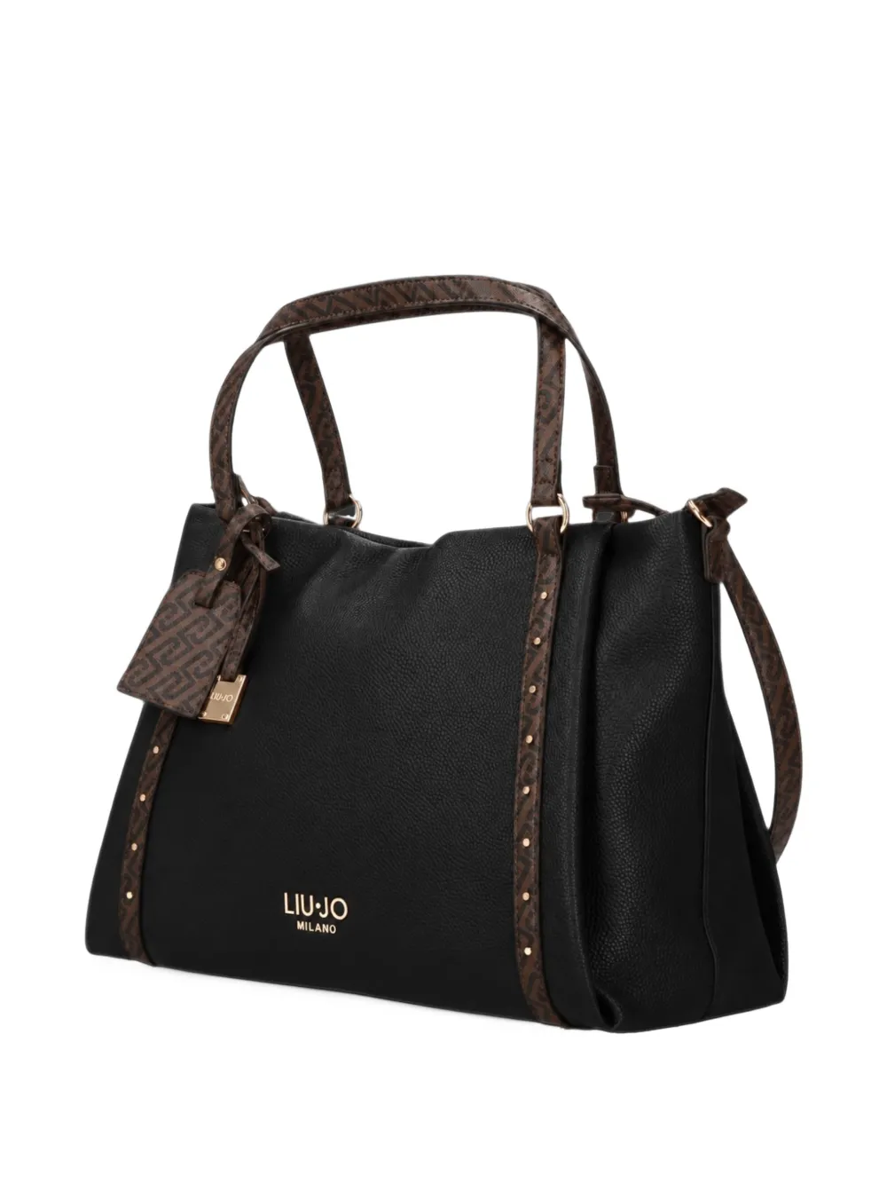 LIU JO Shopper met logoprint Zwart