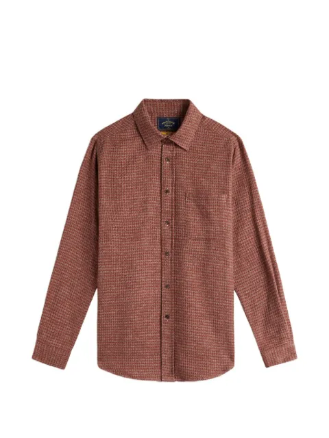 Portuguese Flannel Abstract Pied Poule shirt