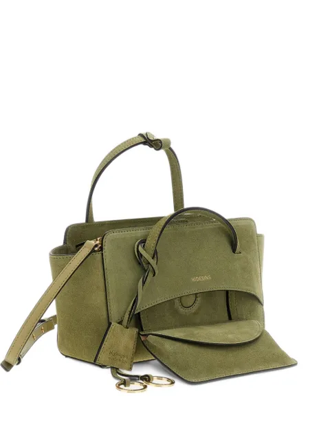 HIDESINS S Flap suede tote bag