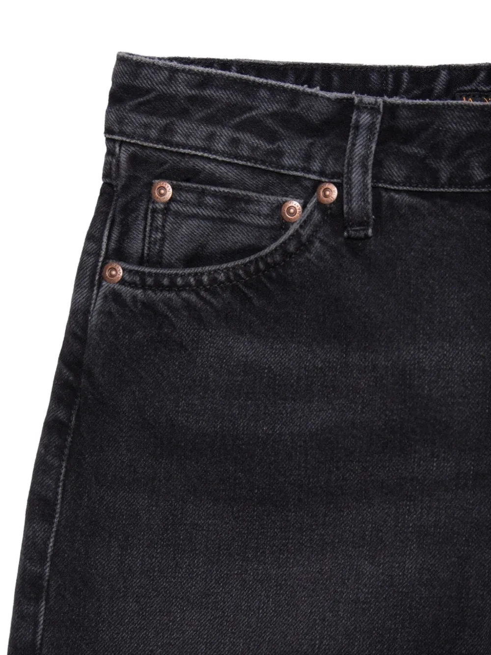 Nudie Jeans Heidi jeans met wijde pijpen Zwart